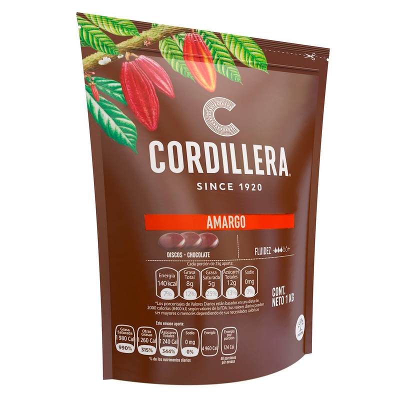 Chocolate real amargo 70% Cordillera®