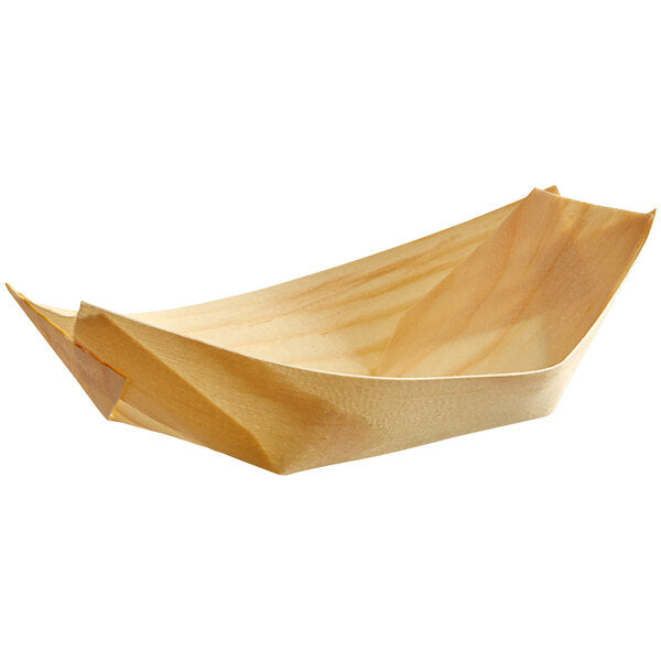 Bote de madera desechable (disponible en 3 tamaños)