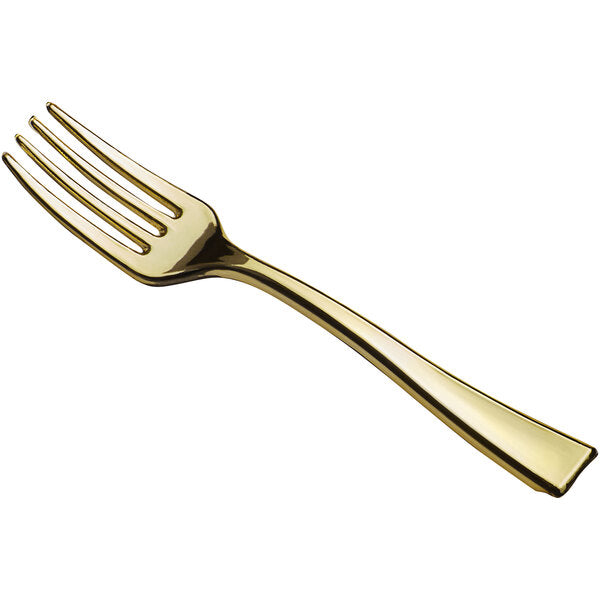 Tenedores dorados  para degustación (50 und)
