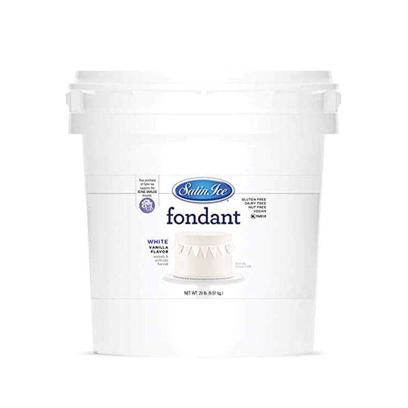 Fondant blanco Satin Ice® 20 lbs