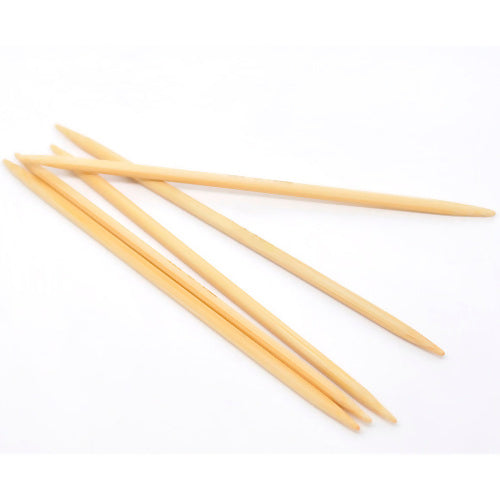 Palillos de bambú doble punta