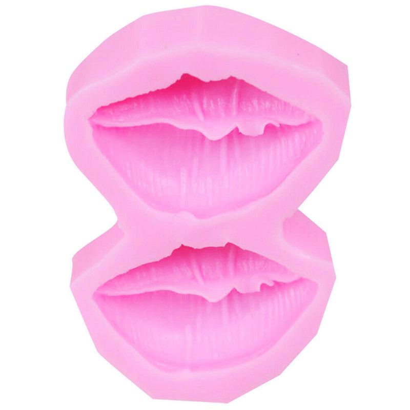 Molde de silicon beso labios