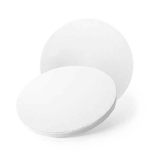 Base Drum redonda blanca con grosor 1/2" (disponible en 5 tamaños)