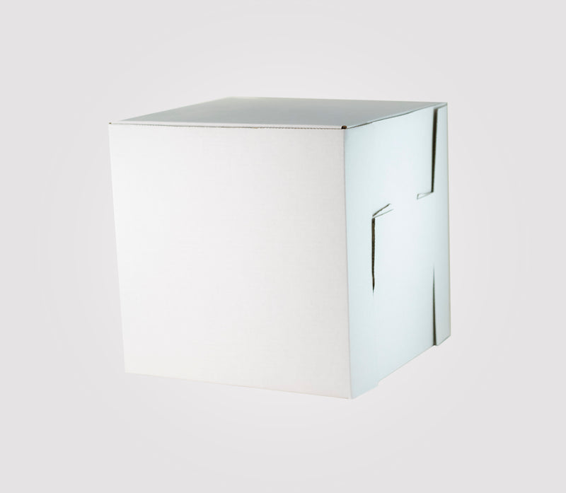 Caja alta blanca para dulce sin ventana (disponible en 3 tamaños)