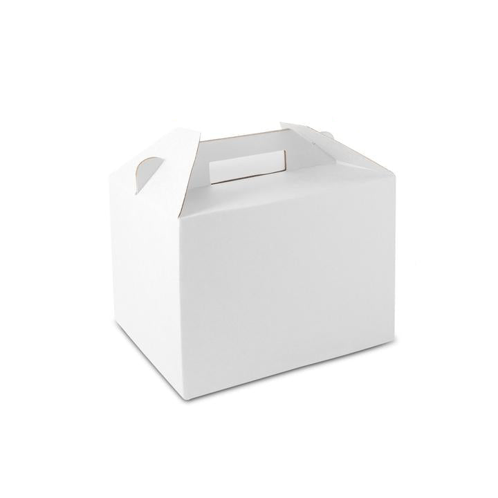 Caja blanca tipo lonchera (disponible en 2 tamaños)