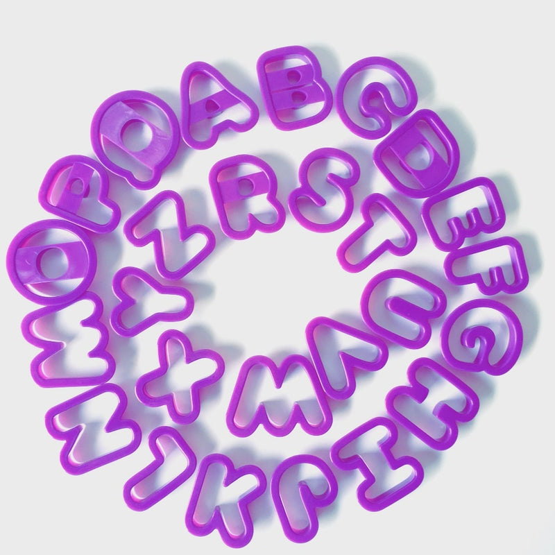 Cortadores alfabeto mayúsculas
