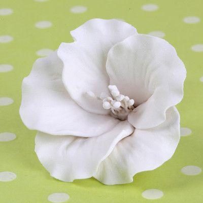 Flor decorativa azalea de pasta de goma